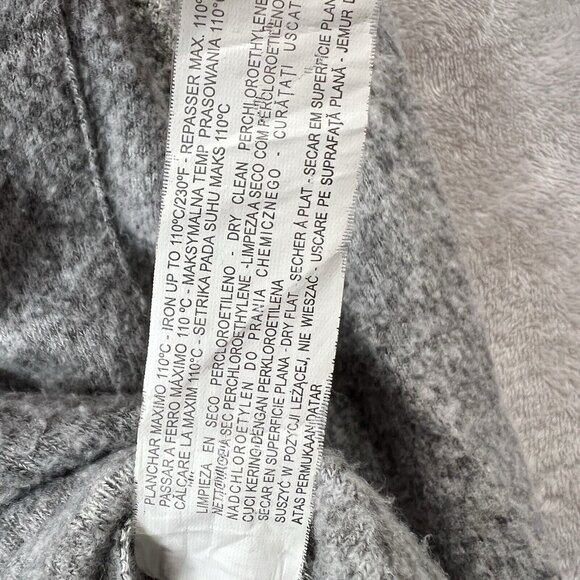 Zara Top Women’s Small Oversized Cozy Soft Pocket Tee In Gray (flaw) - Picture 8 of 11